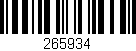 Código de barras (EAN, GTIN, SKU, ISBN): '265934'