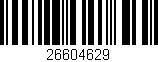 Código de barras (EAN, GTIN, SKU, ISBN): '26604629'