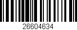 Código de barras (EAN, GTIN, SKU, ISBN): '26604634'