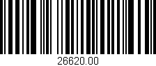 Código de barras (EAN, GTIN, SKU, ISBN): '26620.00'