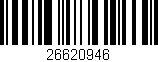 Código de barras (EAN, GTIN, SKU, ISBN): '26620946'