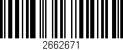 Código de barras (EAN, GTIN, SKU, ISBN): '2662671'