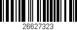 Código de barras (EAN, GTIN, SKU, ISBN): '26627323'