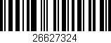 Código de barras (EAN, GTIN, SKU, ISBN): '26627324'