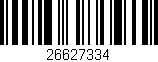 Código de barras (EAN, GTIN, SKU, ISBN): '26627334'