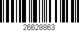 Código de barras (EAN, GTIN, SKU, ISBN): '26628863'