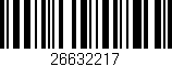 Código de barras (EAN, GTIN, SKU, ISBN): '26632217'