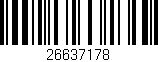 Código de barras (EAN, GTIN, SKU, ISBN): '26637178'