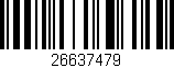 Código de barras (EAN, GTIN, SKU, ISBN): '26637479'