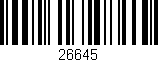 Código de barras (EAN, GTIN, SKU, ISBN): '26645'