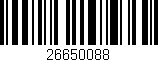 Código de barras (EAN, GTIN, SKU, ISBN): '26650088'