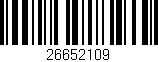 Código de barras (EAN, GTIN, SKU, ISBN): '26652109'
