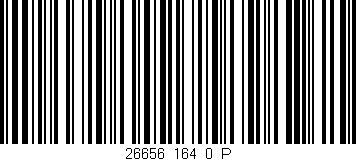 Código de barras (EAN, GTIN, SKU, ISBN): '26656_164_0_P'