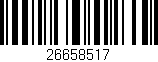 Código de barras (EAN, GTIN, SKU, ISBN): '26658517'