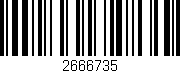 Código de barras (EAN, GTIN, SKU, ISBN): '2666735'