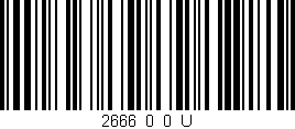 Código de barras (EAN, GTIN, SKU, ISBN): '2666_0_0_U'