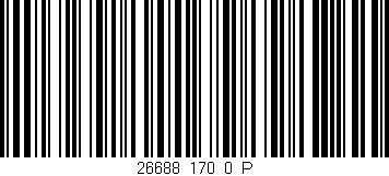 Código de barras (EAN, GTIN, SKU, ISBN): '26688_170_0_P'