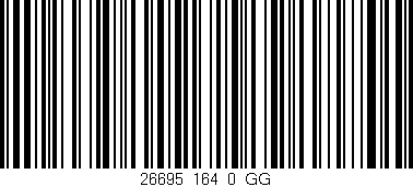 Código de barras (EAN, GTIN, SKU, ISBN): '26695_164_0_GG'