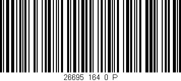 Código de barras (EAN, GTIN, SKU, ISBN): '26695_164_0_P'