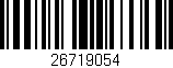 Código de barras (EAN, GTIN, SKU, ISBN): '26719054'