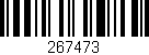 Código de barras (EAN, GTIN, SKU, ISBN): '267473'