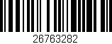 Código de barras (EAN, GTIN, SKU, ISBN): '26763282'