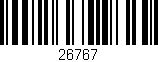 Código de barras (EAN, GTIN, SKU, ISBN): '26767'