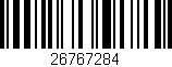 Código de barras (EAN, GTIN, SKU, ISBN): '26767284'