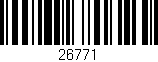 Código de barras (EAN, GTIN, SKU, ISBN): '26771'