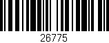 Código de barras (EAN, GTIN, SKU, ISBN): '26775'