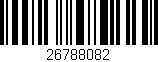 Código de barras (EAN, GTIN, SKU, ISBN): '26788082'