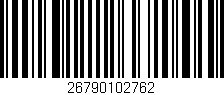 Código de barras (EAN, GTIN, SKU, ISBN): '26790102762'