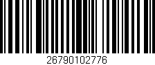 Código de barras (EAN, GTIN, SKU, ISBN): '26790102776'
