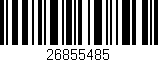 Código de barras (EAN, GTIN, SKU, ISBN): '26855485'