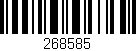 Código de barras (EAN, GTIN, SKU, ISBN): '268585'