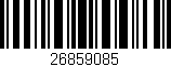Código de barras (EAN, GTIN, SKU, ISBN): '26859085'