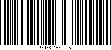 Código de barras (EAN, GTIN, SKU, ISBN): '26876_156_0_M'