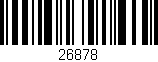 Código de barras (EAN, GTIN, SKU, ISBN): '26878'