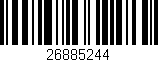 Código de barras (EAN, GTIN, SKU, ISBN): '26885244'