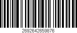 Código de barras (EAN, GTIN, SKU, ISBN): '2692642659876'