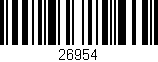 Código de barras (EAN, GTIN, SKU, ISBN): '26954'