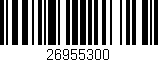 Código de barras (EAN, GTIN, SKU, ISBN): '26955300'