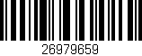 Código de barras (EAN, GTIN, SKU, ISBN): '26979659'