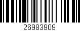 Código de barras (EAN, GTIN, SKU, ISBN): '26983909'