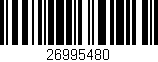 Código de barras (EAN, GTIN, SKU, ISBN): '26995480'