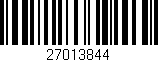 Código de barras (EAN, GTIN, SKU, ISBN): '27013844'