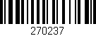 Código de barras (EAN, GTIN, SKU, ISBN): '270237'