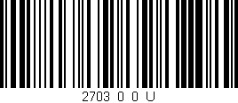Código de barras (EAN, GTIN, SKU, ISBN): '2703_0_0_U'