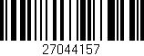 Código de barras (EAN, GTIN, SKU, ISBN): '27044157'