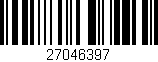 Código de barras (EAN, GTIN, SKU, ISBN): '27046397'
